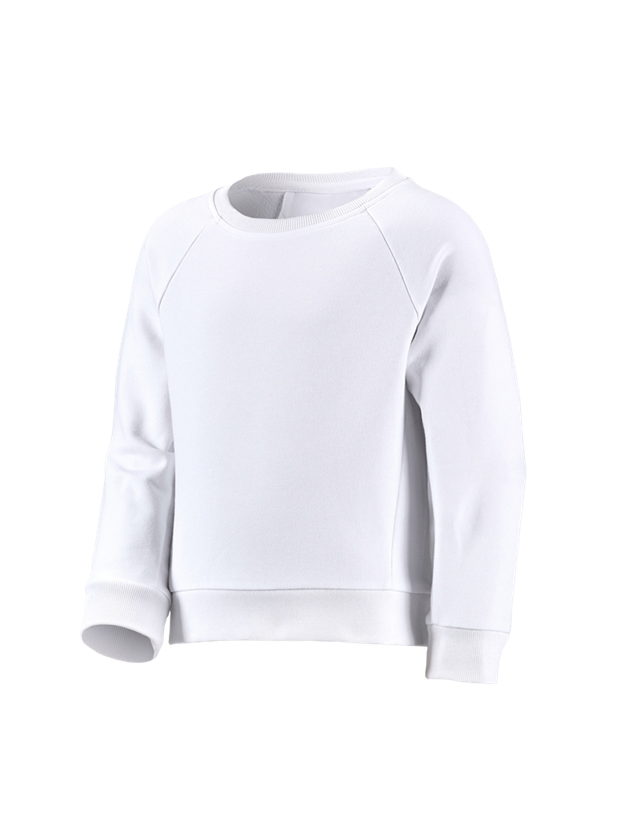 Tričká, pulóvre a košele: Mikina e.s. cotton stretch, detská + biela