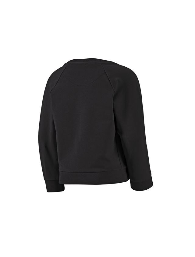 Tričká, pulóvre a košele: Mikina e.s. cotton stretch, detská + čierna 3