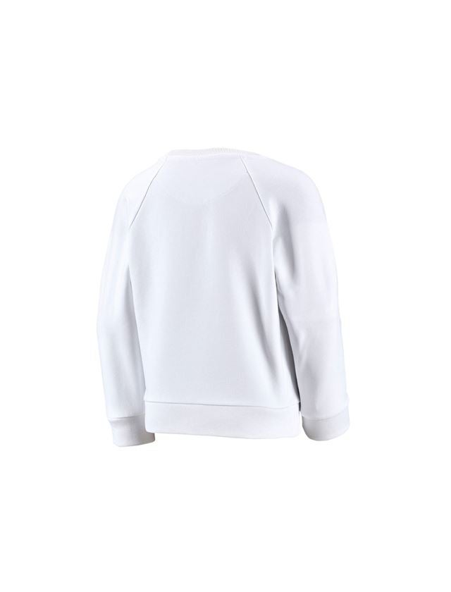 Tričká, pulóvre a košele: Mikina e.s. cotton stretch, detská + biela 1