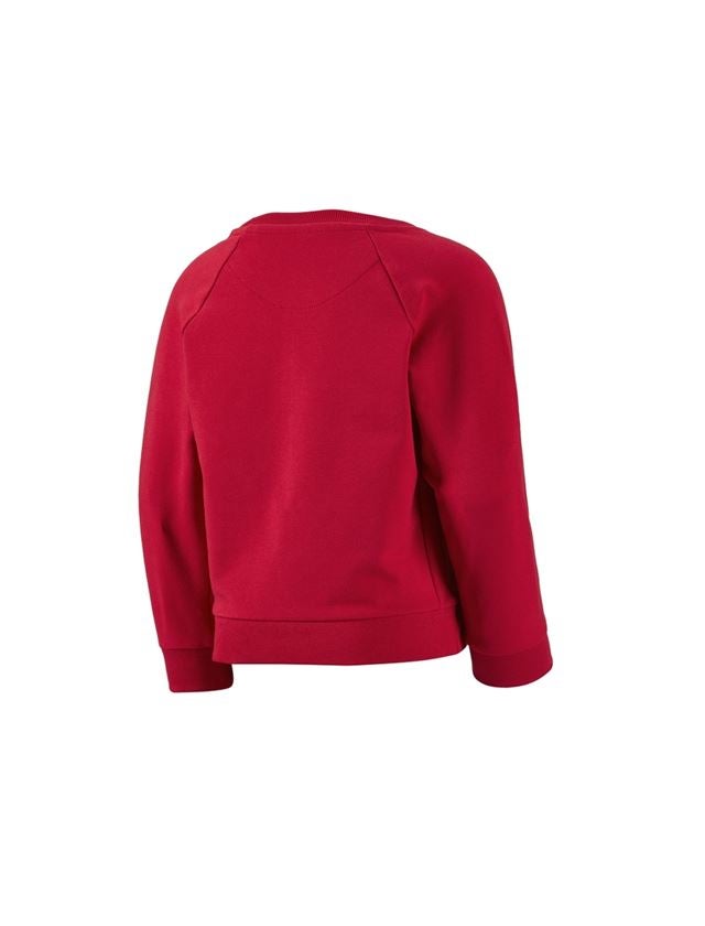Tričká, pulóvre a košele: Mikina e.s. cotton stretch, detská + ohnivá červená 1