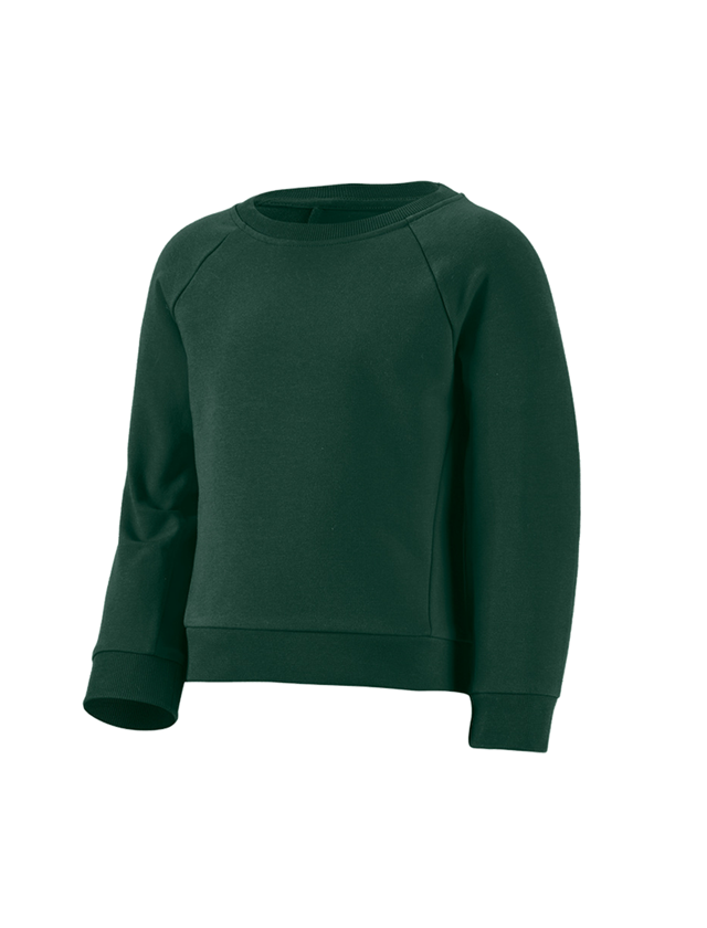 Tričká, pulóvre a košele: Mikina e.s. cotton stretch, detská + zelená 1