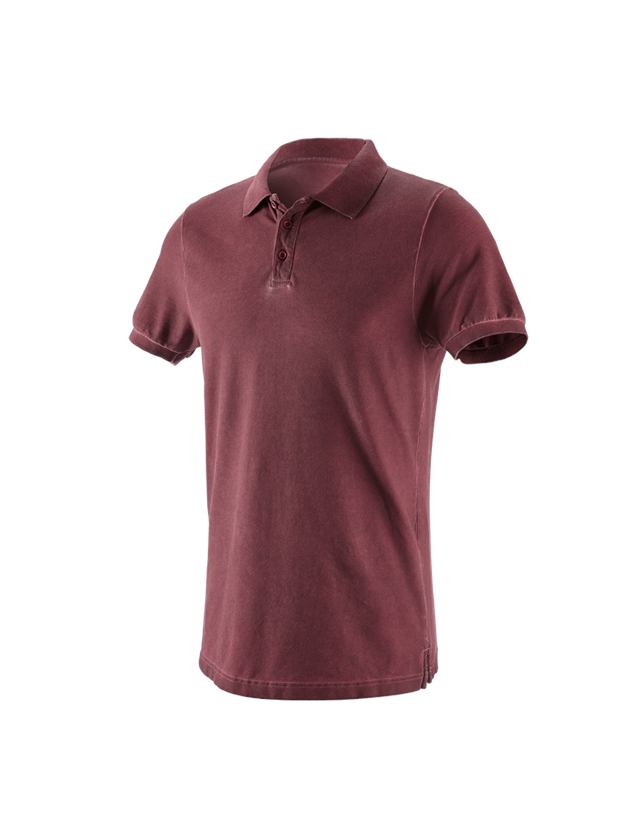 Tričká, pulóvre a košele: Polo tričko e.s. vintage cotton stretch + rubínová vintage 4