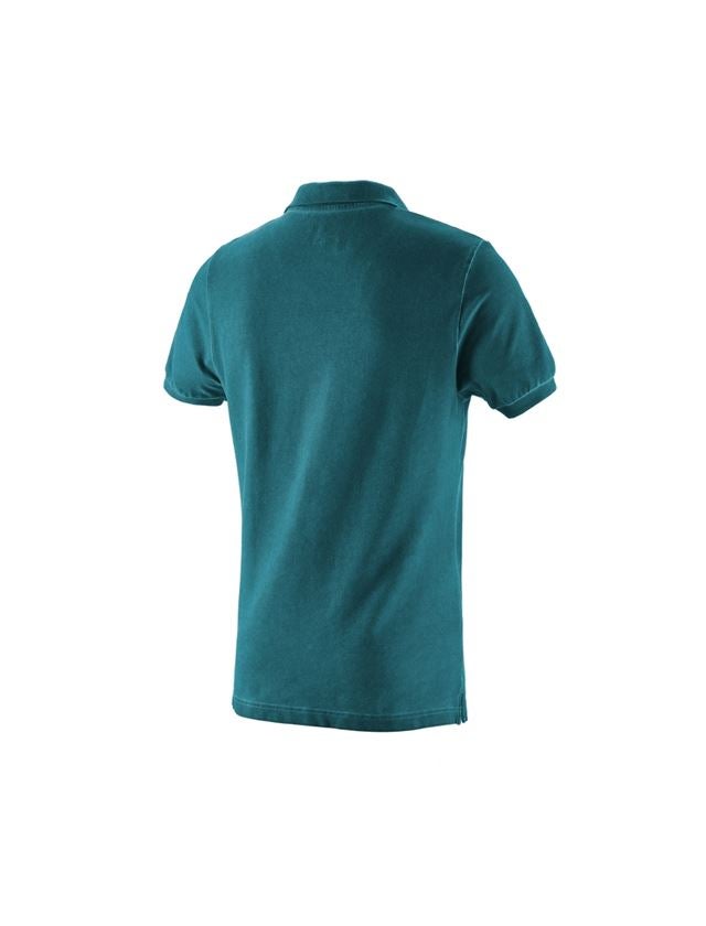 Tričká, pulóvre a košele: Polo tričko e.s. vintage cotton stretch + tmavá azúrová vintage 3