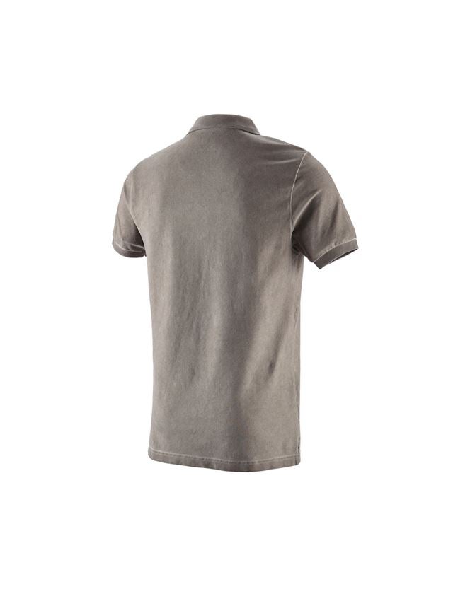 Tričká, pulóvre a košele: Polo tričko e.s. vintage cotton stretch + sivohnedá vintage 6