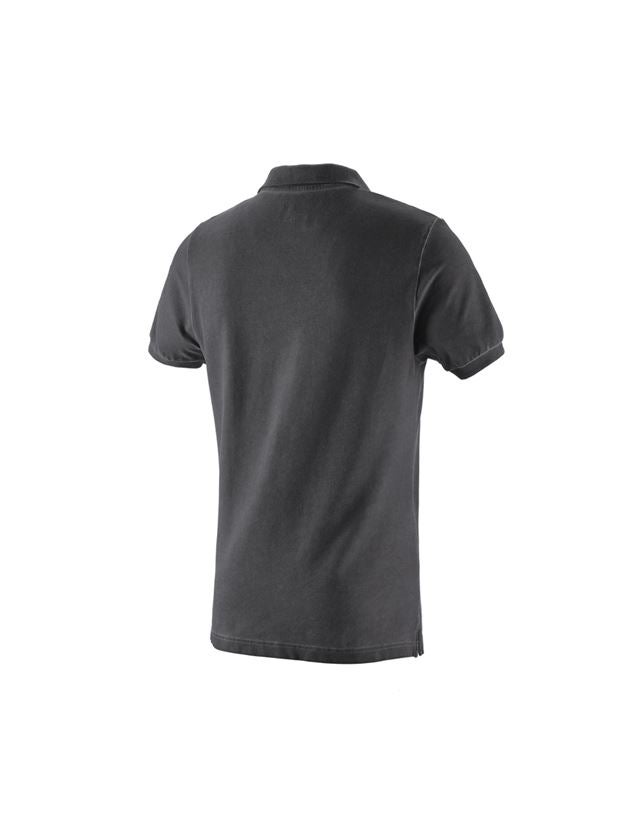 Tričká, pulóvre a košele: Polo tričko e.s. vintage cotton stretch + oxidová čierna vintage 3