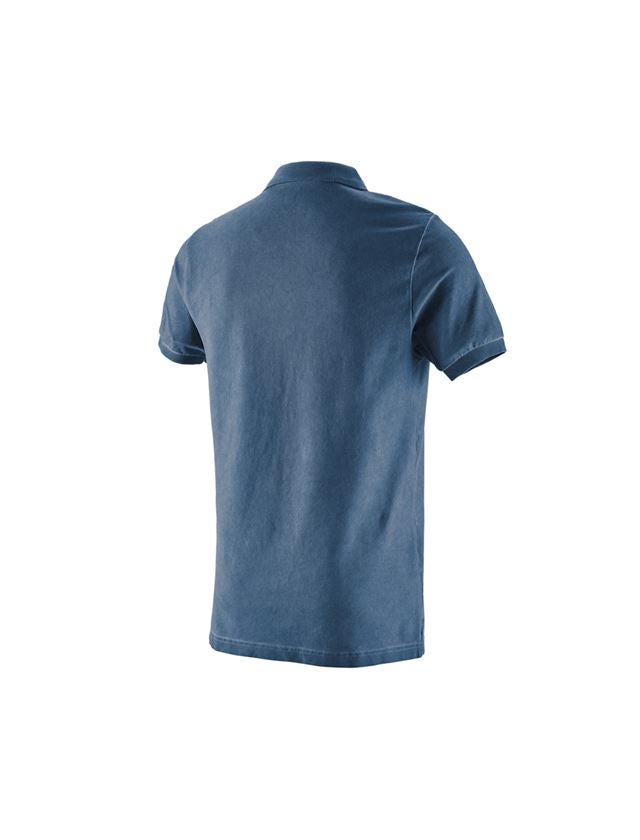 Tričká, pulóvre a košele: Polo tričko e.s. vintage cotton stretch + starožitná modrá vintage 2