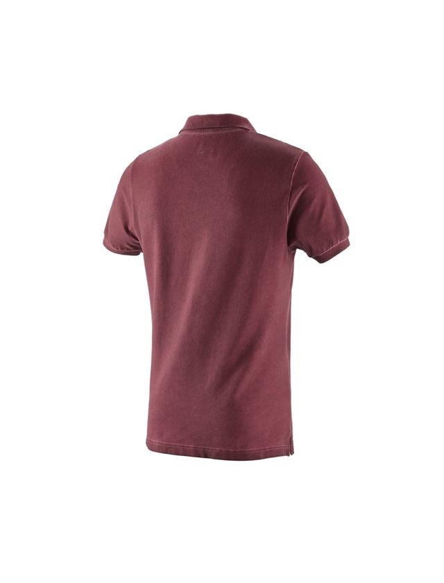 Tričká, pulóvre a košele: Polo tričko e.s. vintage cotton stretch + rubínová vintage 5