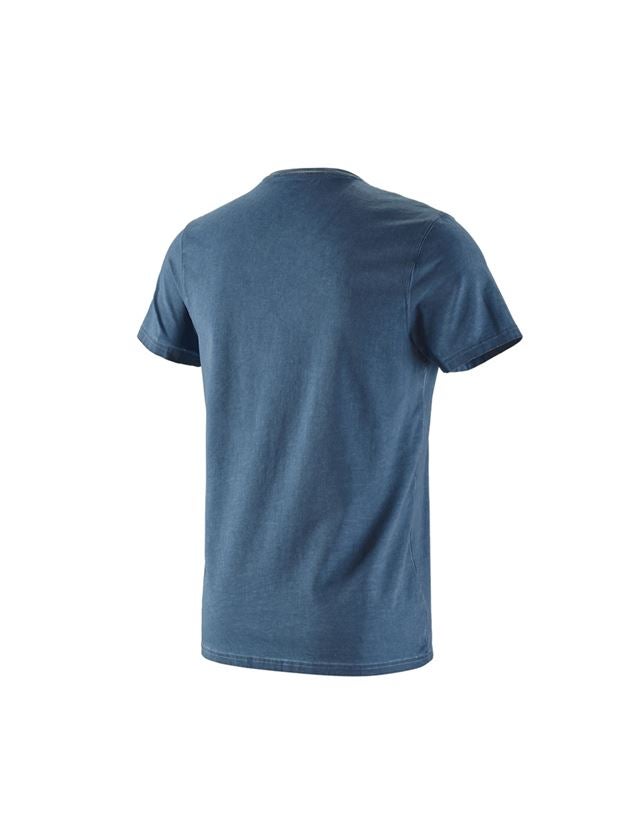 Tričká, pulóvre a košele: e.s. Tričko vintage cotton stretch + starožitná modrá vintage 4