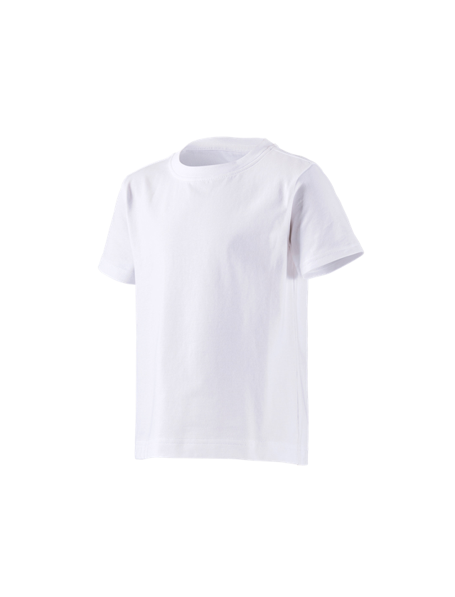 Tričká, pulóvre a košele: Tričko e.s. cotton stretch, detské + biela