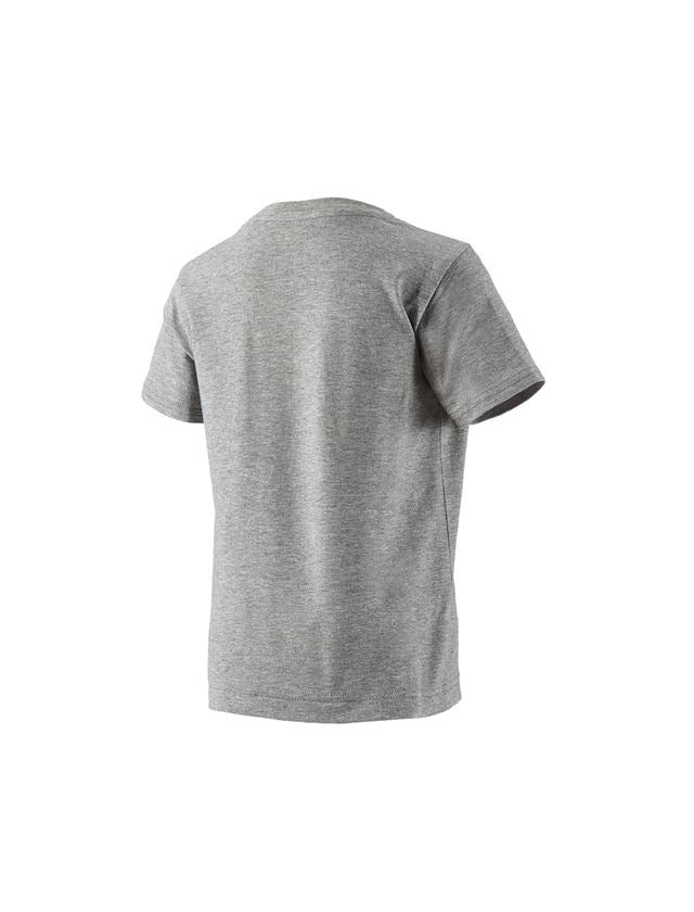 Tričká, pulóvre a košele: Tričko e.s. cotton stretch, detské + sivá melírovaná 3