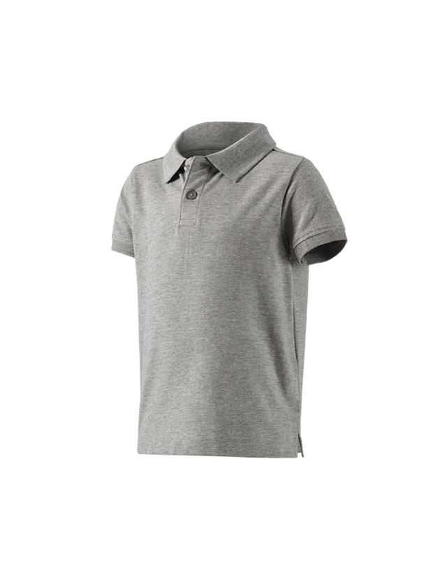 Tričká, pulóvre a košele: Polo tričko e.s. cotton stretch, detské + sivá melírovaná