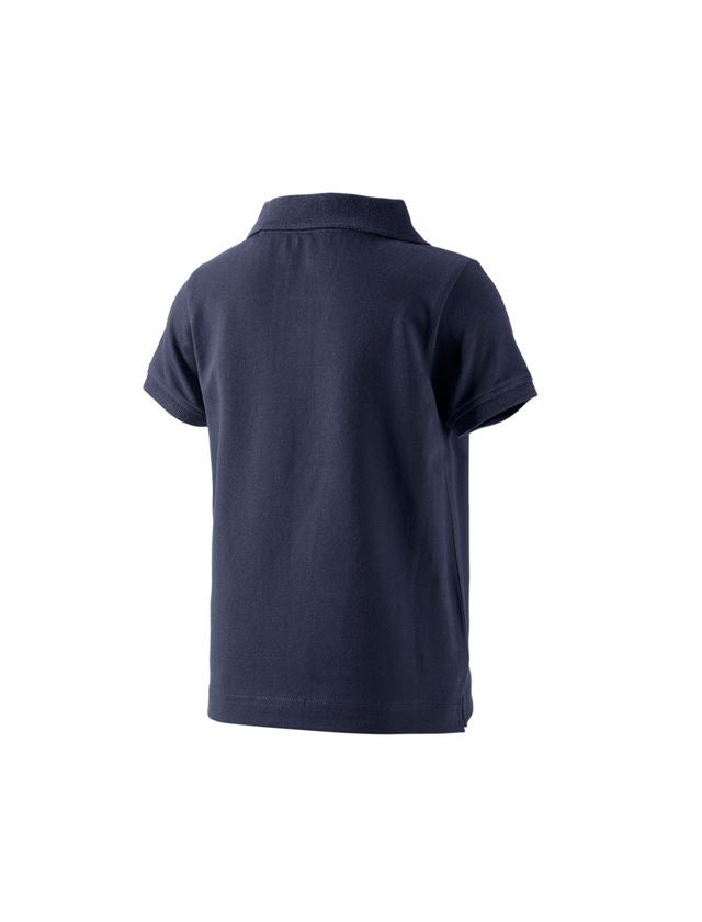 Tričká, pulóvre a košele: Polo tričko e.s. cotton stretch, detské + tmavomodrá 1