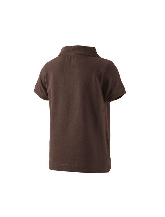 Tričká, pulóvre a košele: Polo tričko e.s. cotton stretch, detské + gaštanová 2