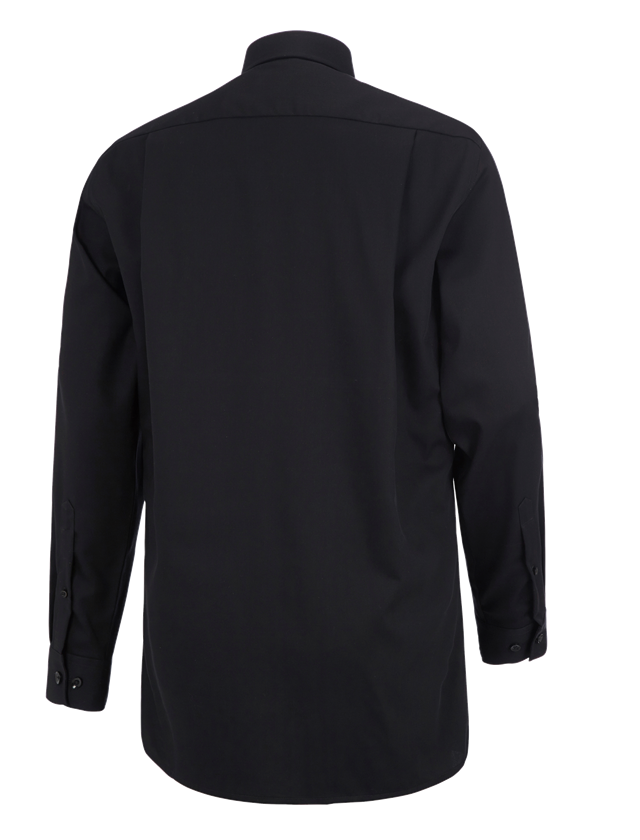Tričká, pulóvre a košele: Obchodná košeľa e.s.comfort, dlhý rukáv + čierna 1