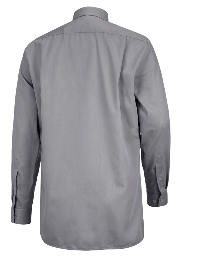 Tričká, pulóvre a košele: Obchodná košeľa e.s.comfort, dlhý rukáv + sivá melanž 1