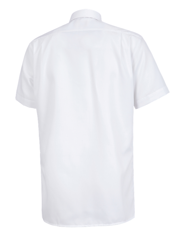 Tričká, pulóvre a košele: Obchodná košeľa e.s.comfort, krátky rukáv + biela 1