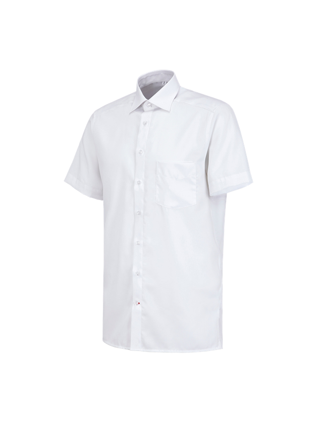 Tričká, pulóvre a košele: Obchodná košeľa e.s.comfort, krátky rukáv + biela