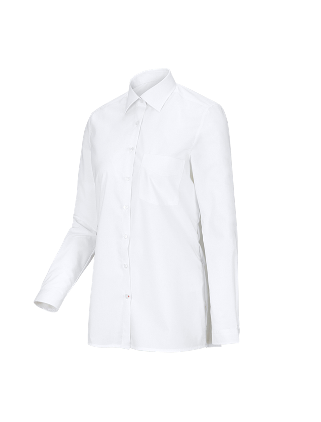 Tričká, pulóvre a košele: Servisná blúza e.s., dlhý rukáv + biela