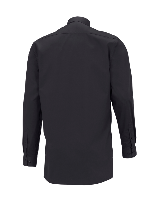 Tričká, pulóvre a košele: Servisná košeľa e.s. s dlhým rukávom + čierna 1