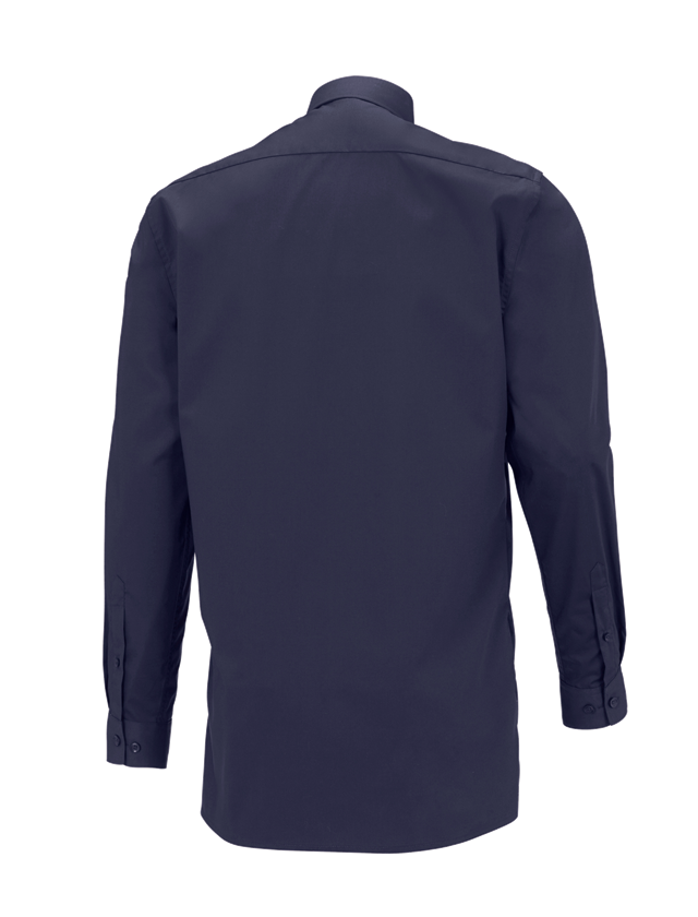 Tričká, pulóvre a košele: Servisná košeľa e.s. s dlhým rukávom + tmavomodrá 1