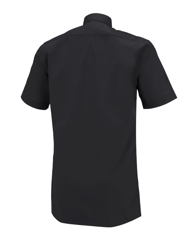 Témy: Servisná košeľa e.s., krátky rukáv + čierna 1