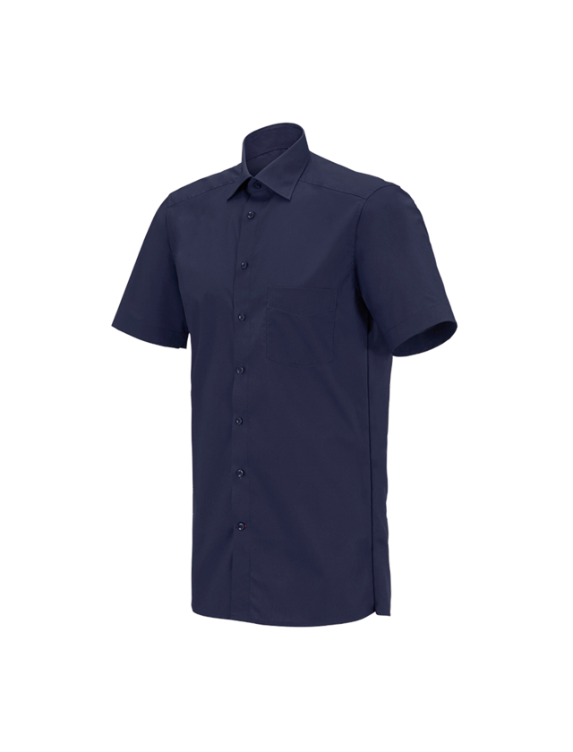 Tričká, pulóvre a košele: Servisná košeľa e.s., krátky rukáv + tmavomodrá