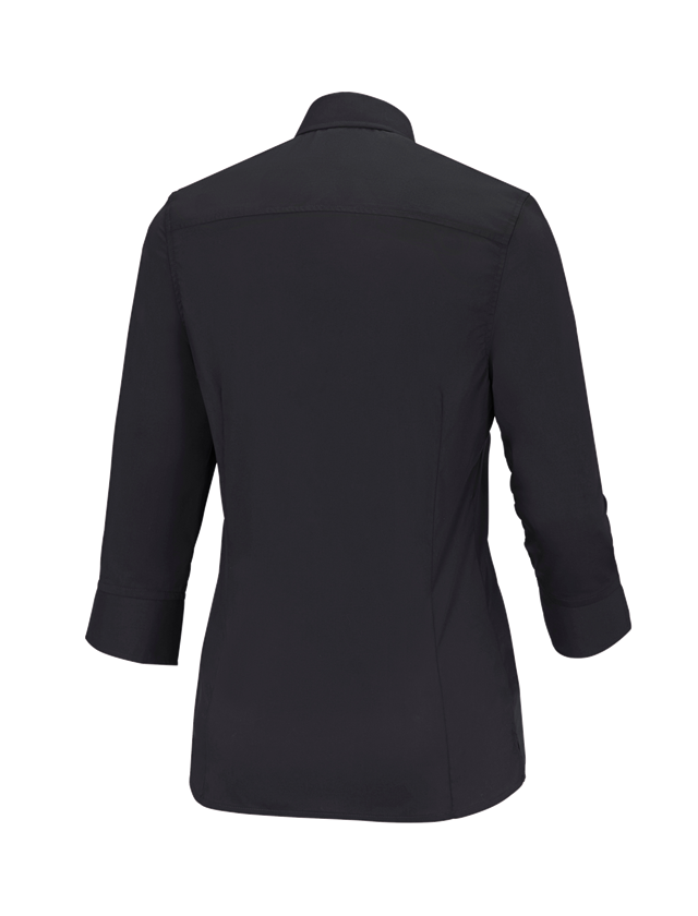 Tričká, pulóvre a košele: Obchodná blúza e.s.comfort, 3/4 rukáv + čierna 1