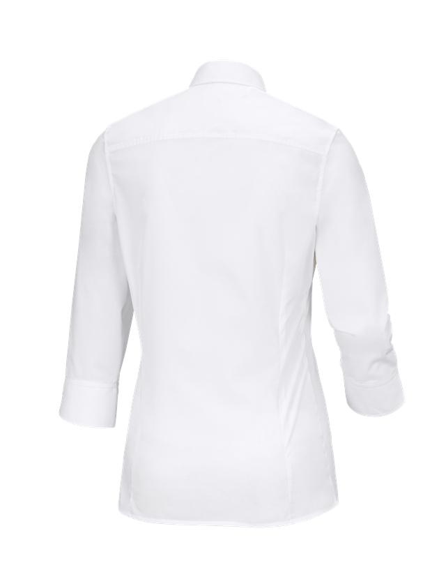 Tričká, pulóvre a košele: Obchodná blúza e.s.comfort, 3/4 rukáv + biela 1