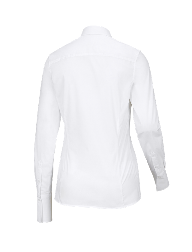 Tričká, pulóvre a košele: Obchodná blúza e.s.comfort, dlhý rukáv + biela 1