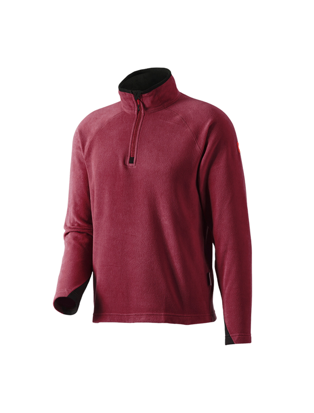 Tričká, pulóvre a košele: Mikroflísový sveter dryplexx® micro + bordová