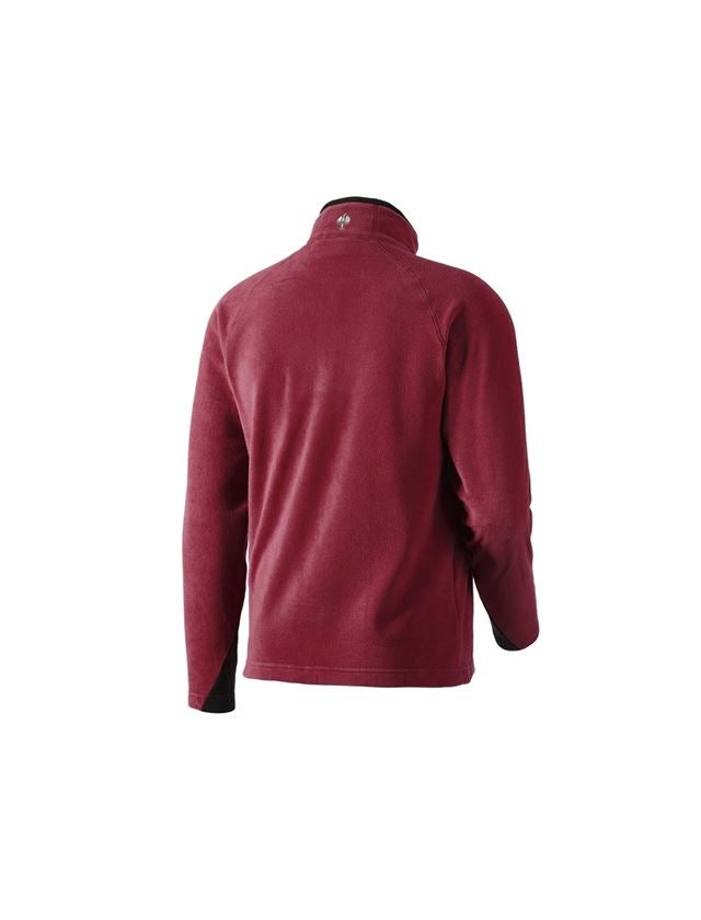 Tričká, pulóvre a košele: Mikroflísový sveter dryplexx® micro + bordová 1