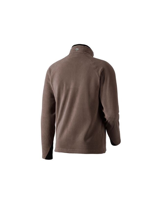 Tričká, pulóvre a košele: Mikroflísový sveter dryplexx® micro + gaštanová 1