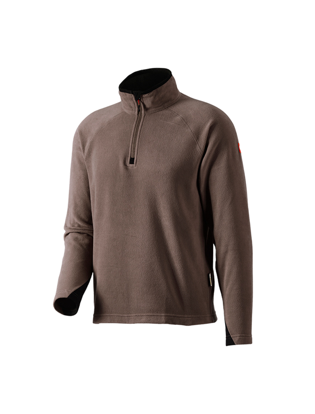 Tričká, pulóvre a košele: Mikroflísový sveter dryplexx® micro + gaštanová