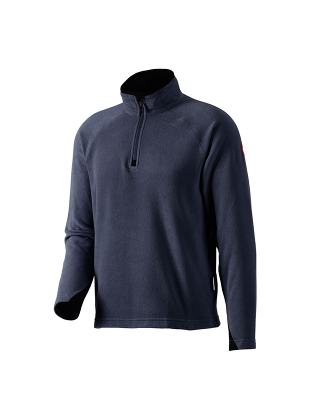 Studená: Mikroflísový sveter dryplexx® micro + tmavomodrá 2