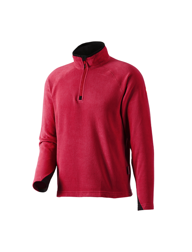 Témy: Mikroflísový sveter dryplexx® micro + červená 2