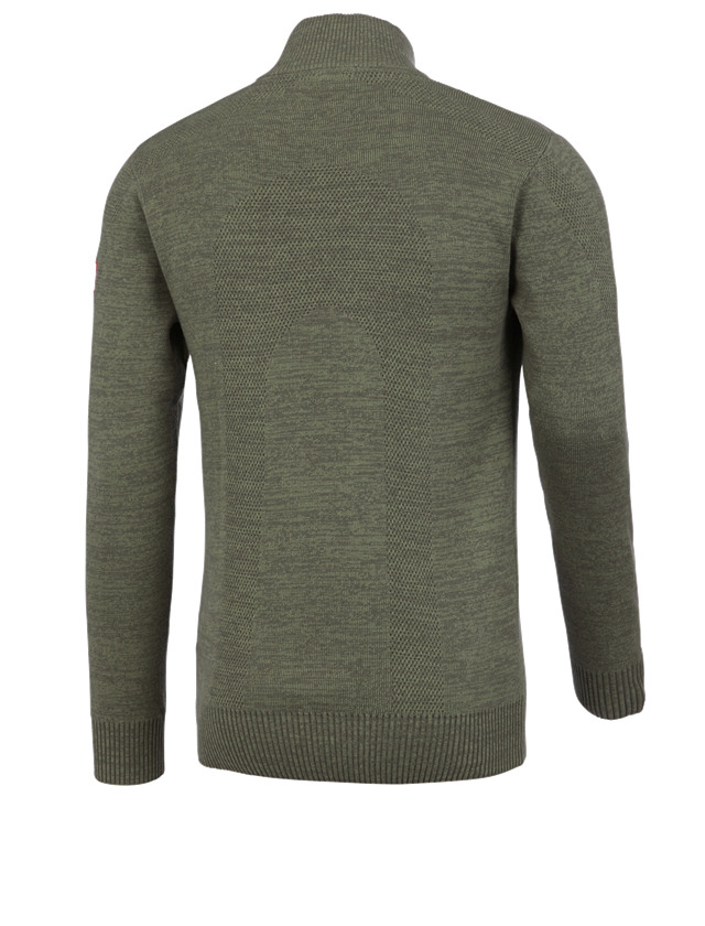 Tričká, pulóvre a košele: Úpletový sveter e.s. + tymiánová melanž 3