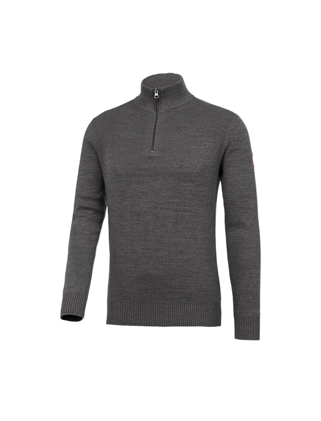Tričká, pulóvre a košele: Úpletový sveter e.s. + titánová melanž 1
