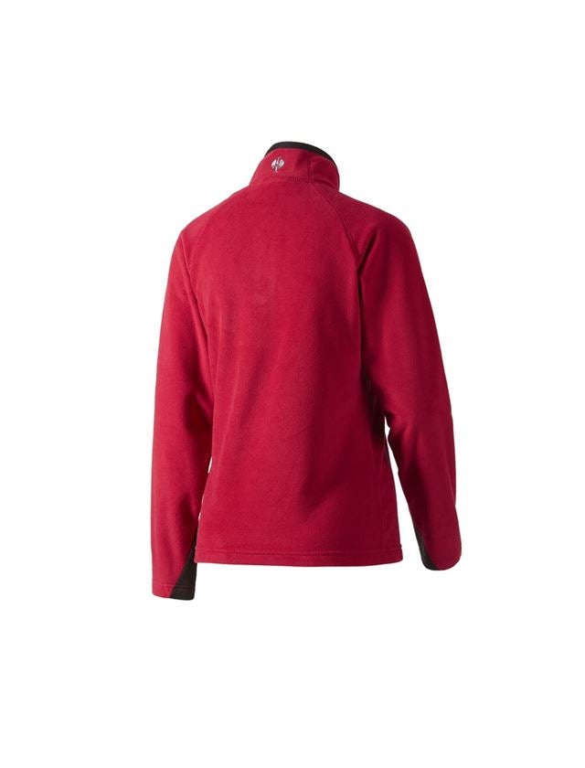 Témy: Dámsky mikroflísový sveter dryplexx® micro + červená 2