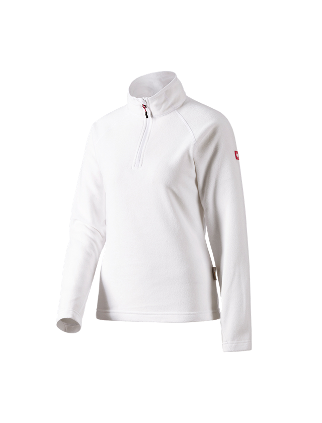 Tričká, pulóvre a košele: Dámsky mikroflísový sveter dryplexx® micro + biela