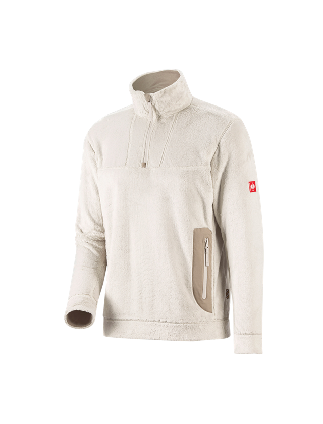 Tričká, pulóvre a košele: Sveter e.s. Highloft + sádrová/hlinená 1