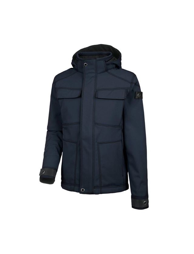 Studená: Zimná softshellová bunda e.s.roughtough + nočná modrá 2