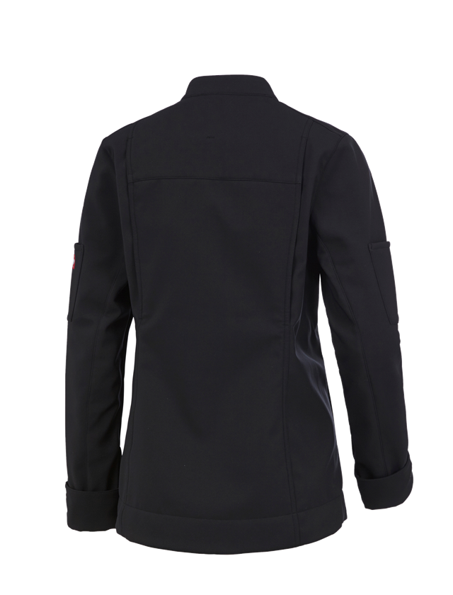 Pracovné bundy: Softshellová bunda e.s.fusion, dámska + čierna 1