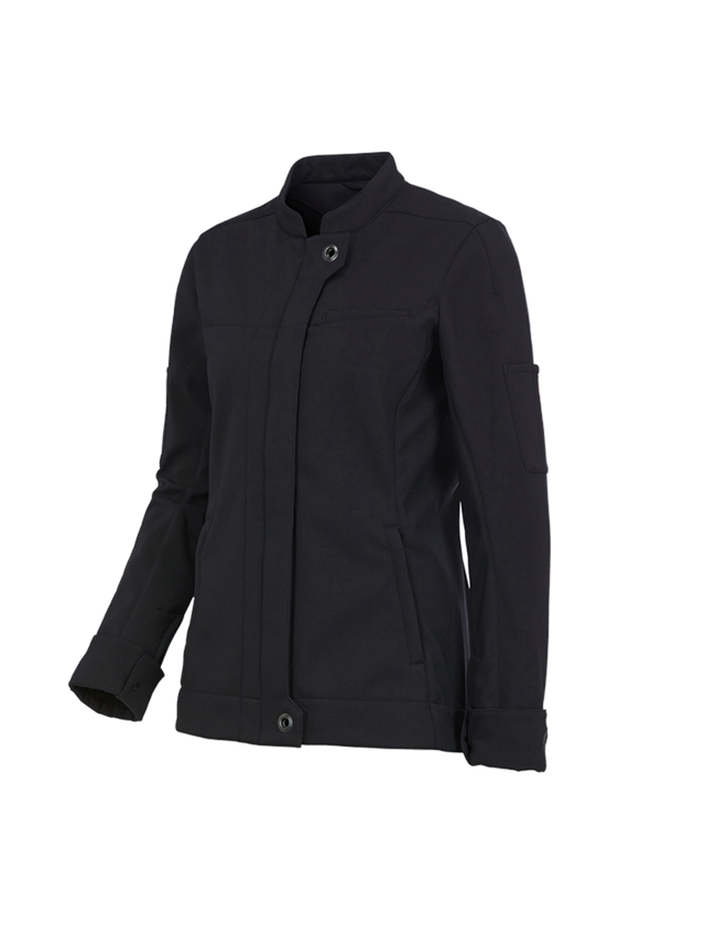 Tričká, pulóvre a košele: Softshellová bunda e.s.fusion, dámska + čierna