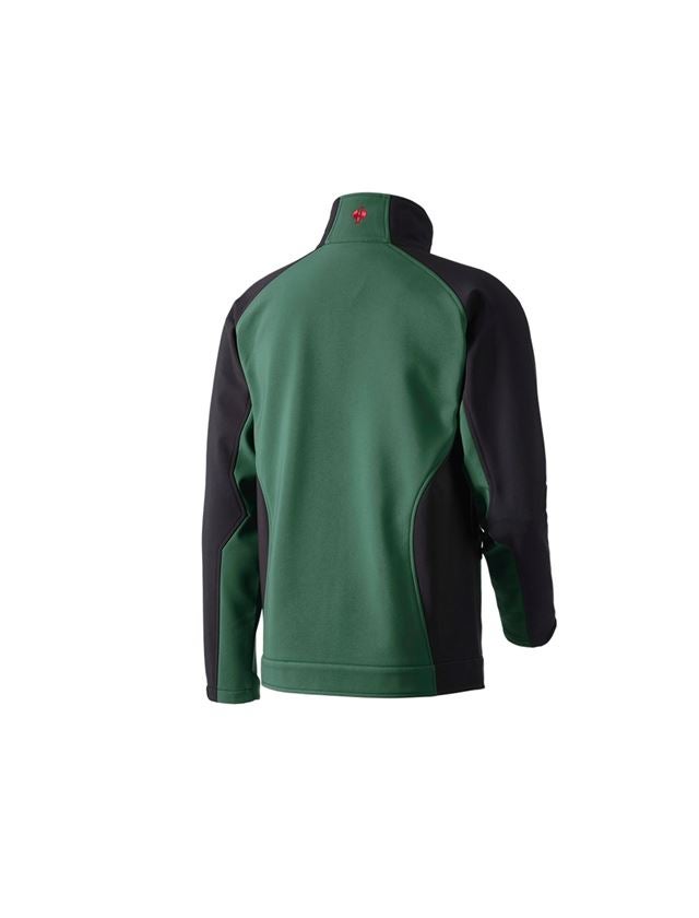 Pracovné bundy: Softshellová bunda dryplexx® softlight + zelená/čierna 3