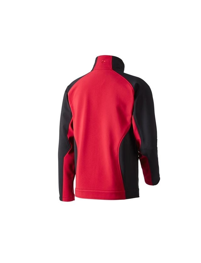 Inštalatér: Softshellová bunda dryplexx® softlight + červená/čierna 2