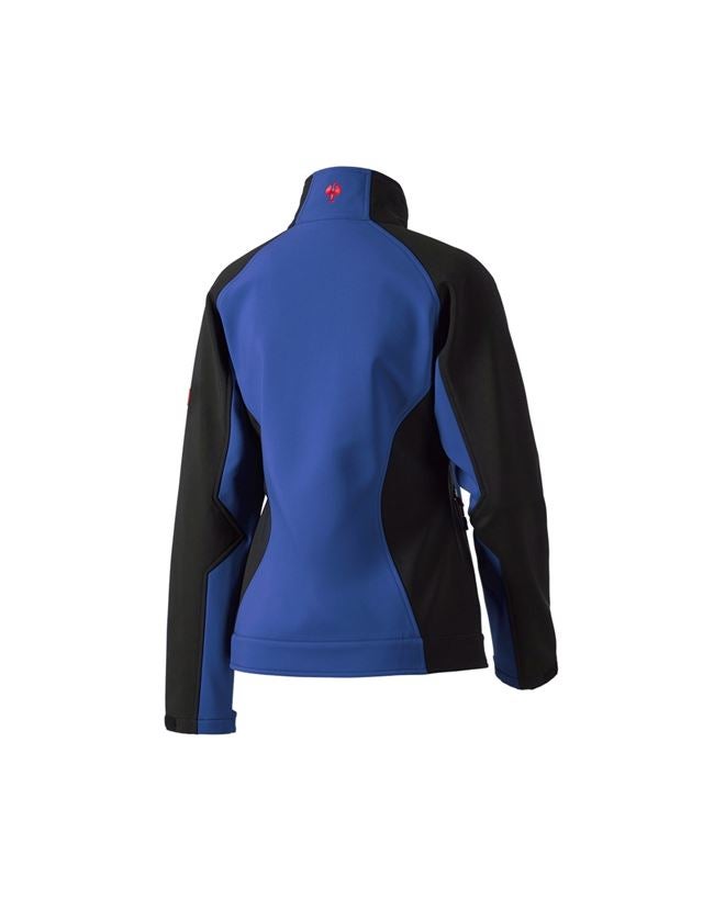 Pracovné bundy: Dámska softshellová bunda dryplexx® softlight + nevadzovo modrá/čierna 3