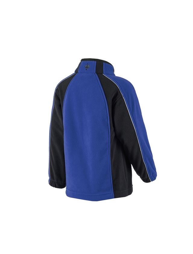 Bundy: Detská mikroflísová bunda dryplexx® micro + nevadzovo modrá/čierna 3