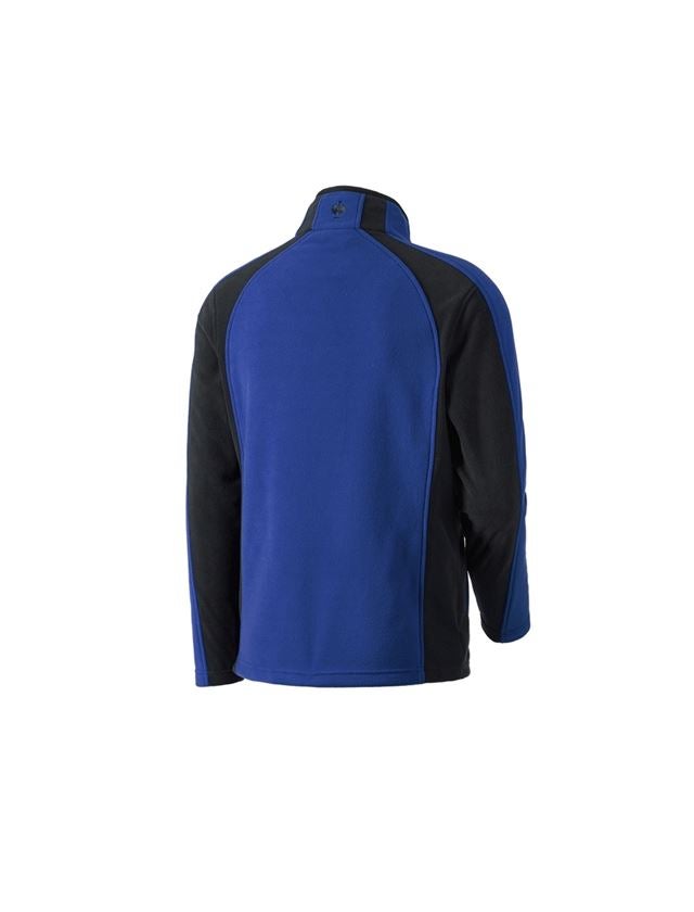 Pracovné bundy: Mikroflísová bunda dryplexx® micro + nevadzovo modrá/čierna 1