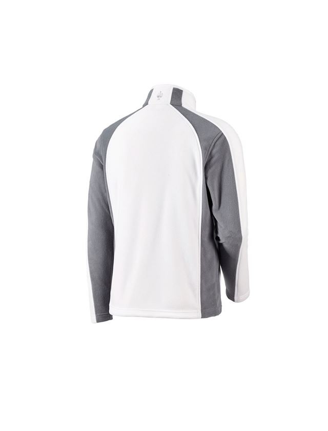 Studená: Mikroflísová bunda dryplexx® micro + biela/sivá 1