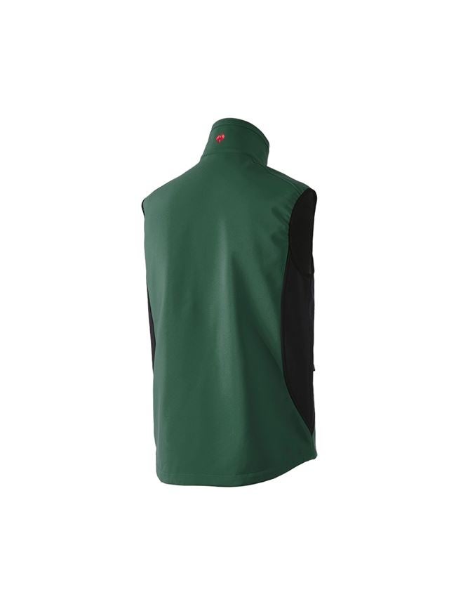 Vesty: Softshellová vesta dryplexx® softlight + zelená/čierna 3
